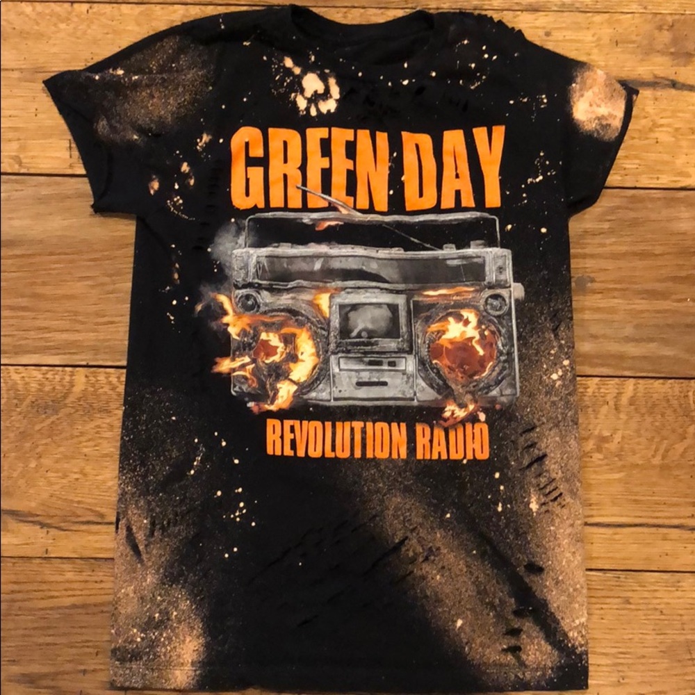 Distressed Band Tee shirt